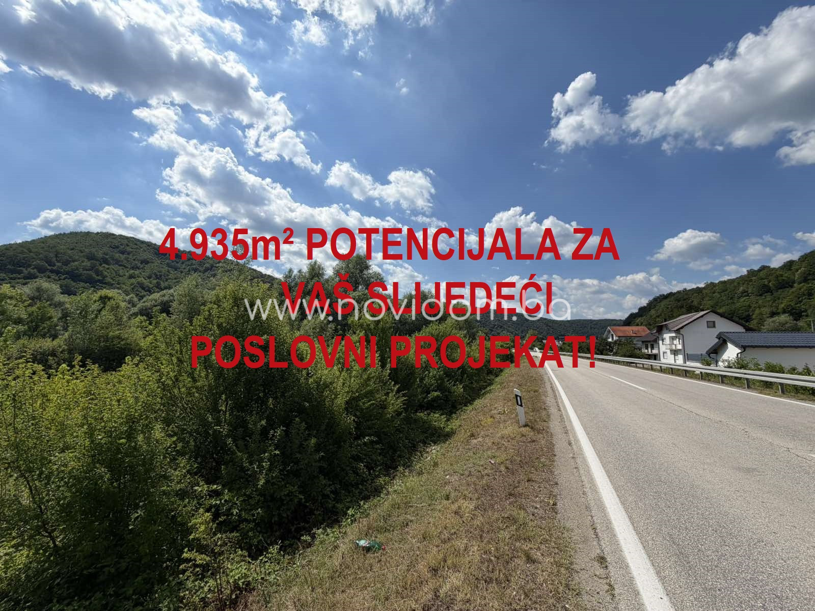 PRODAJE SE - Zemljište - Poslovna zona HALKIĆI - B.KRUPA